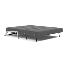 Load image into Gallery viewer, Cubed Queen Sleeper Sofa with Chrome Legs