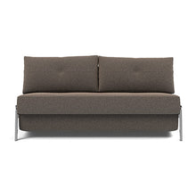 Load image into Gallery viewer, Cubed Queen Sleeper Sofa with Chrome Legs