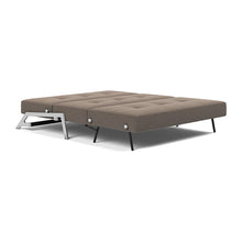 Load image into Gallery viewer, Cubed Queen Sleeper Sofa with Chrome Legs