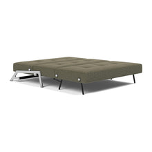 Load image into Gallery viewer, Cubed Queen Sleeper Sofa with Chrome Legs