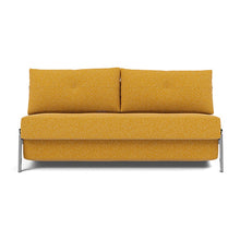Load image into Gallery viewer, Cubed Queen Sleeper Sofa with Chrome Legs