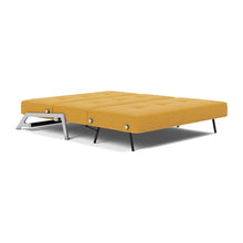 Load image into Gallery viewer, Cubed Queen Sleeper Sofa with Chrome Legs