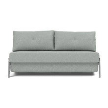 Load image into Gallery viewer, Cubed Queen Sleeper Sofa with Chrome Legs