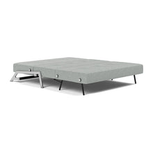 Load image into Gallery viewer, Cubed Queen Sleeper Sofa with Chrome Legs