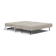 Load image into Gallery viewer, Cubed Queen Sleeper Sofa with Chrome Legs