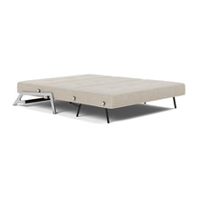 Load image into Gallery viewer, Cubed Queen Sleeper Sofa with Chrome Legs
