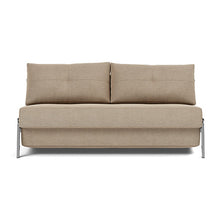 Load image into Gallery viewer, Cubed Queen Sleeper Sofa with Chrome Legs