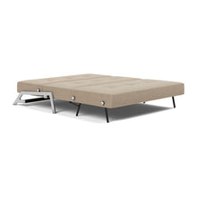 Load image into Gallery viewer, Cubed Queen Sleeper Sofa with Chrome Legs