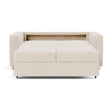 Load image into Gallery viewer, Innovation Living Neah Full Sleeper Sofa with Standard Arms - Adario Basmati - bed front