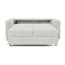 Load image into Gallery viewer, Innovation Living Neah Full Sleeper Sofa with Standard Arms - Adario Fog - bed front