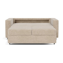 Load image into Gallery viewer, Innovation Living Neah Full Sleeper Sofa with Standard Arms - Adario Taupe - bed front