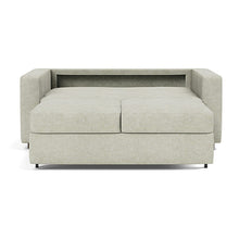 Load image into Gallery viewer, Innovation Living Neah Full Sleeper Sofa with Standard Arms - Avella Sand - bed front
