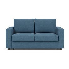Load image into Gallery viewer, Innovation Living Neah Full Sleeper Sofa with Standard Arms - Weda Blue - sofa front