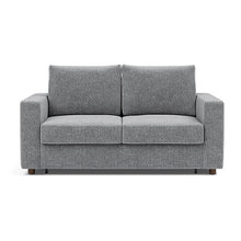 Load image into Gallery viewer, Innovation Living Neah Full Sleeper Sofa with Standard Arms - Taura Slate Grey - sofa front