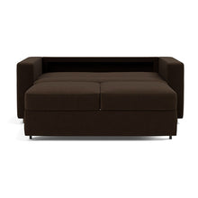 Load image into Gallery viewer, Innovation Living Neah Full Sleeper Sofa with Standard Arms - Taura Chocco - bed front