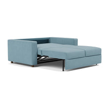 Load image into Gallery viewer, Innovation Living Neah Full Sleeper Sofa with Standard Arms - Mixed Dance Light Blue - bed 3 4