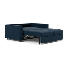 Load image into Gallery viewer, Innovation Living Neah Full Sleeper Sofa with Standard Arms - Mixed Dance Blue - bed 3 4