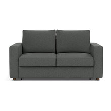 Load image into Gallery viewer, Innovation Living Neah Full Sleeper Sofa with Standard Arms - Boucle Charcoal - sofa front