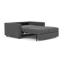Load image into Gallery viewer, Innovation Living Neah Full Sleeper Sofa with Standard Arms - Boucle Charcoal - bed 3 4