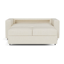 Load image into Gallery viewer, Innovation Living Neah Full Sleeper Sofa with Standard Arms - Boucle Off White - bed front