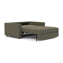 Load image into Gallery viewer, Innovation Living Neah Full Sleeper Sofa with Standard Arms - Boucle Forest Green - bed 3 4