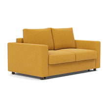 Load image into Gallery viewer, Innovation Living Neah Full Sleeper Sofa with Standard Arms - Boucle Ochre - sofa 3 4