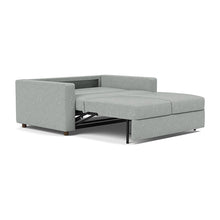 Load image into Gallery viewer, Innovation Living Neah Full Sleeper Sofa with Standard Arms - Melange Light Grey - bed 3 4