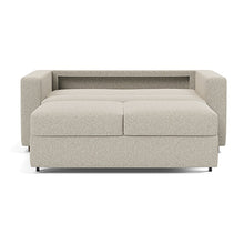 Load image into Gallery viewer, Innovation Living Neah Full Sleeper Sofa with Standard Arms - Boucle Beige - bed front