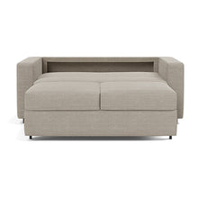 Load image into Gallery viewer, Innovation Living Neah Full Sleeper Sofa with Standard Arms - Kenya Gravel - bed front