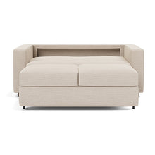 Load image into Gallery viewer, Innovation Living Neah Full Sleeper Sofa with Standard Arms - Blida Sand Grey - bed front