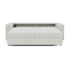 Load image into Gallery viewer, Innovation Living Neah King Sleeper Sofa Standard Arms - Adario Fog - 03-bed-front