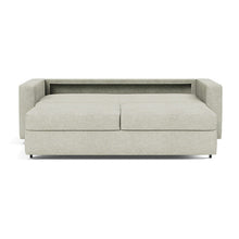 Load image into Gallery viewer, Innovation Living Neah King Sleeper Sofa Standard Arms - Avella Sand - 03-bed-front