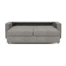 Load image into Gallery viewer, Innovation Living Neah King Sleeper Sofa Standard Arms - Avella Warm Grey - 03-bed-front
