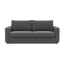 Load image into Gallery viewer, Innovation Living Neah King Sleeper Sofa Standard Arms - Taura Deep Grey - 01-sofa-front