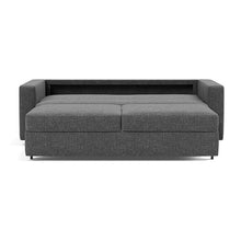 Load image into Gallery viewer, Innovation Living Neah King Sleeper Sofa Standard Arms - Taura Deep Grey - 03-bed-front