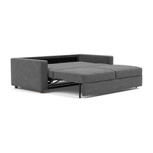 Load image into Gallery viewer, Innovation Living Neah King Sleeper Sofa Standard Arms - Taura Deep Grey - 04-bed-3-4