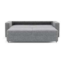 Load image into Gallery viewer, Innovation Living Neah King Sleeper Sofa Standard Arms - Taura Slate Grey - 03-bed-front