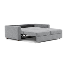 Load image into Gallery viewer, Innovation Living Neah King Sleeper Sofa Standard Arms - Taura Slate Grey - 04-bed-3-4