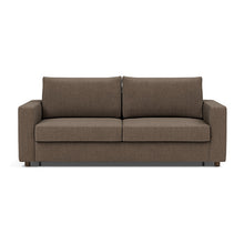 Load image into Gallery viewer, Innovation Living Neah King Sleeper Sofa Standard Arms - Esina Cedar Brown - 01-sofa-front