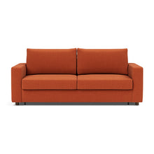 Load image into Gallery viewer, Innovation Living Neah King Sleeper Sofa Standard Arms - Esina Rust Orange - 01-sofa-front