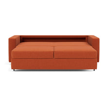 Load image into Gallery viewer, Innovation Living Neah King Sleeper Sofa Standard Arms - Esina Rust Orange - 03-bed-front
