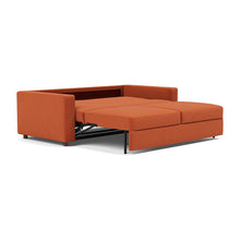 Load image into Gallery viewer, Innovation Living Neah King Sleeper Sofa Standard Arms - Esina Rust Orange - 04-bed-3-4