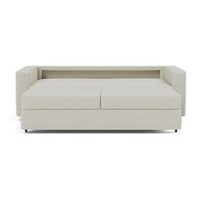 Load image into Gallery viewer, Innovation Living Neah King Sleeper Sofa Standard Arms - Mixed Dance Natural - 03-bed-front