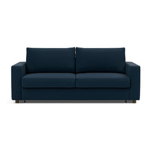 Load image into Gallery viewer, Innovation Living Neah King Sleeper Sofa Standard Arms - Mixed Dance Blue - 01-sofa-front
