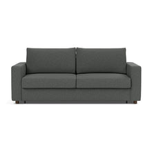 Load image into Gallery viewer, Innovation Living Neah King Sleeper Sofa Standard Arms - Boucle Charcoal - 01-sofa-front