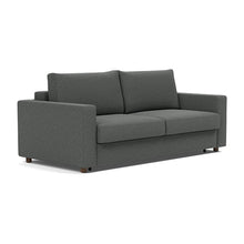 Load image into Gallery viewer, Innovation Living Neah King Sleeper Sofa Standard Arms - Boucle Charcoal - 02-sofa-3-4