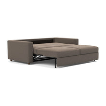 Load image into Gallery viewer, Innovation Living Neah King Sleeper Sofa Standard Arms - Boucle Taupe - 04-bed-3-4