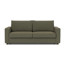 Load image into Gallery viewer, Innovation Living Neah King Sleeper Sofa Standard Arms - Boucle Forest Green - 01-sofa-front