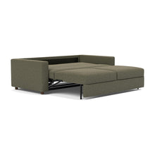 Load image into Gallery viewer, Innovation Living Neah King Sleeper Sofa Standard Arms - Boucle Forest Green - 04-bed-3-4