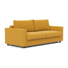 Load image into Gallery viewer, Innovation Living Neah King Sleeper Sofa Standard Arms - Boucle Ochre - 02-sofa-3-4